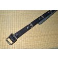 画像7: blackmeans/Leather Belt (Black×Silver) (7)
