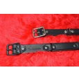 画像6: blackmeans/Leather Belt (Black×Black) (6)