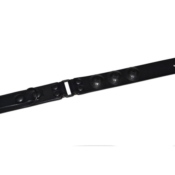 画像3: blackmeans/Leather Belt (Black×Black)