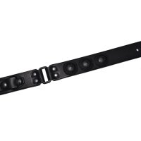 blackmeans/Leather Belt (Black×Black)