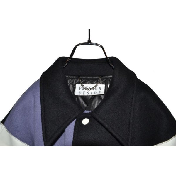 画像2: el conductorH/Melton Pearl Piping Varsity Jacket 【META,tex,VOR Exclusive Color】