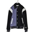 画像1: el conductorH/Melton Pearl Piping Varsity Jacket 【META,tex,VOR Exclusive Color】 (1)