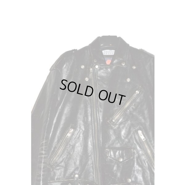画像4: el conductorH /x blackmeans DISTRESSED LEATHER BIKER JKT(PLAIN)