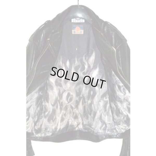 画像8: el conductorH /x blackmeans DISTRESSED LEATHER BIKER JKT(PLAIN)