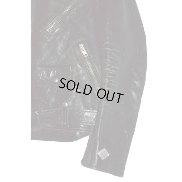 画像5: el conductorH /x blackmeans DISTRESSED LEATHER BIKER JKT(PLAIN)