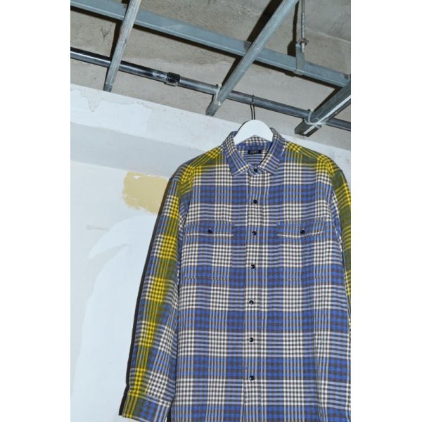 画像3: PAMEO POSE / Sprayed Flannel Shirt