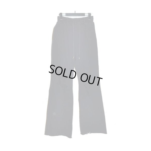 画像1: el conductorH / Distressed Cotton Jersey Trousers
