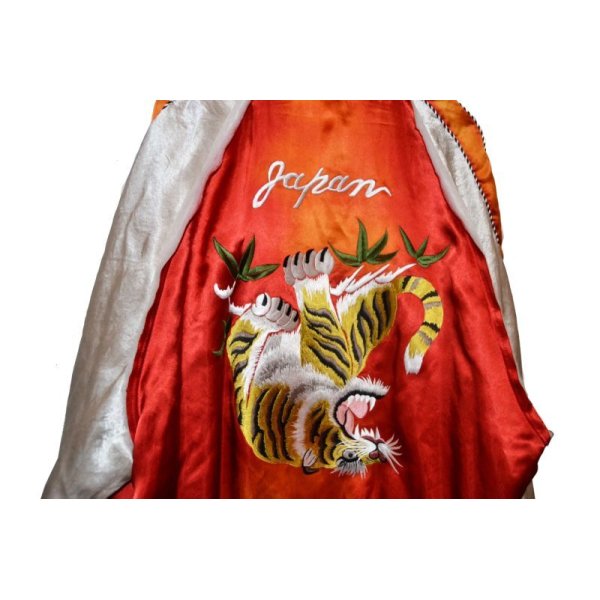 画像4: el conductorH/Upside Down Tiger Embroidered Aged Sourvenir Jacket【META Group別注カラー】