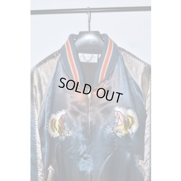 画像3: el conductorH/Upside Down Tiger Embroidered Aged Sourvenir Jacket