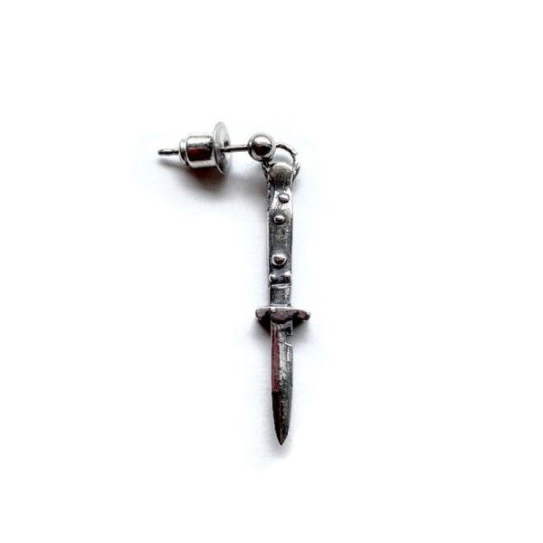 画像1: SEEN BETTER DAYS "666" / JACK KNIFE EARRINGS【受注商品】