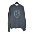 画像1: el conductorH / Pigment Dye Cotton Crewneck Sweater "Pentagram" (1)