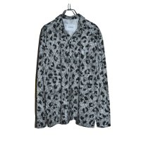 SHINICHISUMINO / Leopard Pain Weave Shirt