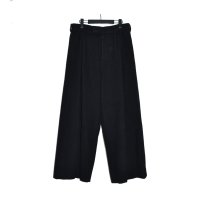 el conductorH/Flannel Wool 4Tuck Super Wide Trousers 