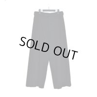 el conductorH/Flannel Wool 4Tuck Super Wide Trousers 