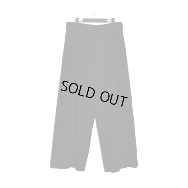 画像1: el conductorH/Flannel Wool 4Tuck Super Wide Trousers 