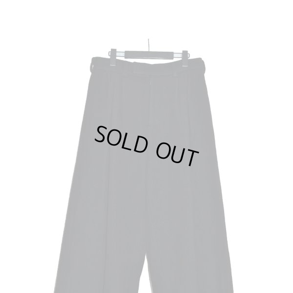 画像2: el conductorH/Flannel Wool 4Tuck Super Wide Trousers 
