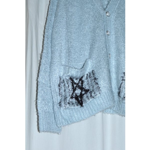 画像3: el conductorH / Shaggy Knit Cardigan 'PENTAGON【META Group Exclusive Color】