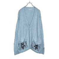 el conductorH / Shaggy Knit Cardigan 'PENTAGON【META Group Exclusive Color】