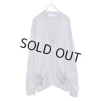 el conductorH / Shaggy Knit Cardigan 'PENTAGON