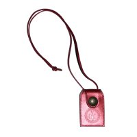 blackmeans/Leather OMAMORI Case(Metallic Red)