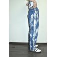 画像7: SUPERTHANKS / Silver Paint Flared Denim Pants