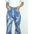 画像6: SUPERTHANKS / Silver Paint Flared Denim Pants