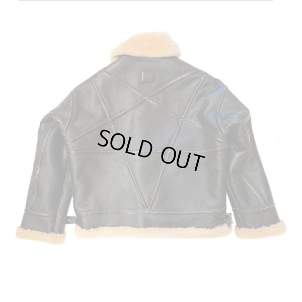 画像2: el conductorH / x blackmeans SHEEPSKIN FLIGHT JKT