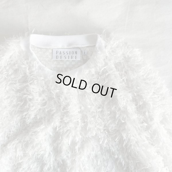 画像2: el conductorH / Feather Knit Crewneck Sweater