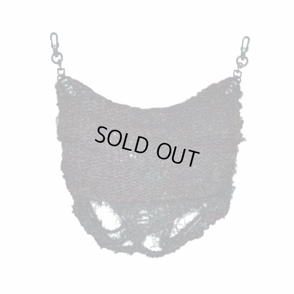 画像1: blackmeans / Dameged Knit Bum Flap