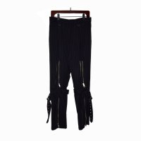 el conductorH / Wool Front Zip Bondage Trousers