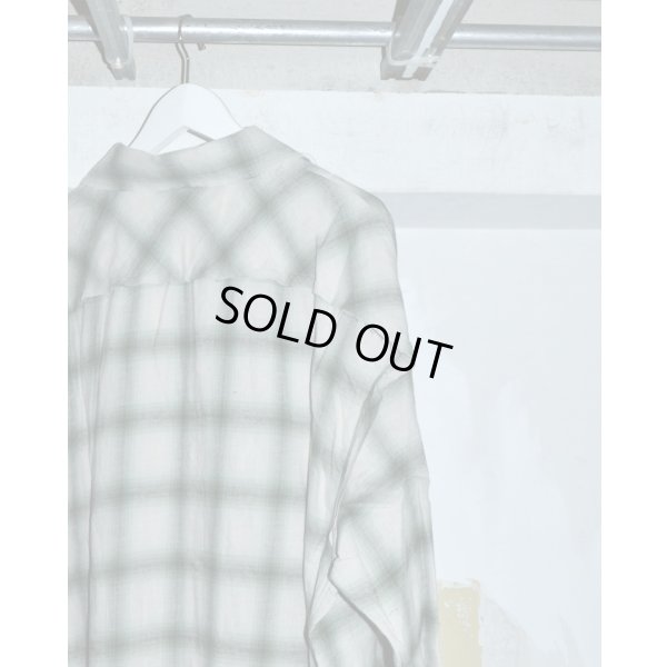 画像5: el conductorH / Open Collar Frayed Shirt