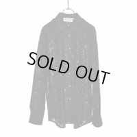 el conductorH / Flower Lace Frill Shirt