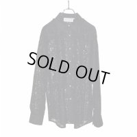 el conductorH / Flower Lace Frill Shirt