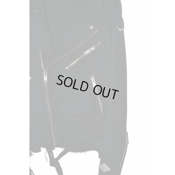 画像4: el conductorH / Double Gauze Biker Jacket