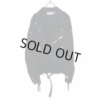 el conductorH / Double Gauze Biker Jacket