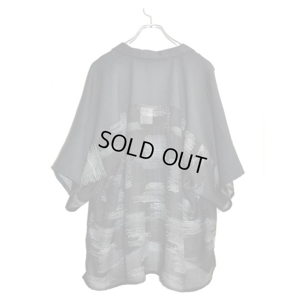 画像4: meagratia / Mesh Skipper Collar Shirt