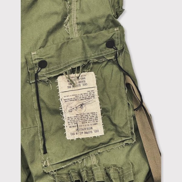 画像3: MINUS / Slash Seam HBT Cargo(Vintage US ARMY Sleeping Bag Case)