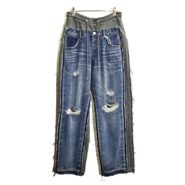画像1: 1691/Sweat Pants × Denim