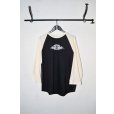 画像1: el conductorH / Raglan Sleeve Heart Tribal Print T-shirt (1)