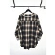 画像2: el conductorH / Check Flannel Baseball Shirt (2)