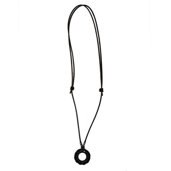 画像1: SENTI / Leather Necklace