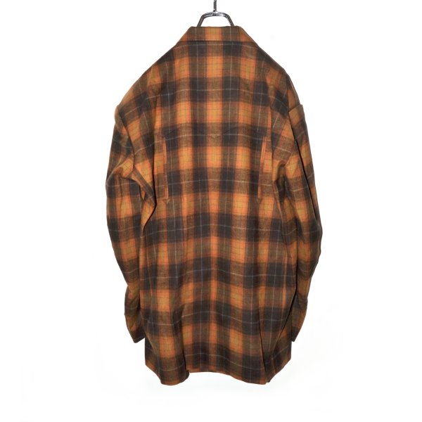 画像2: el conductorH / Flannel Check Cowboy Double Breasted JKT