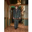 画像3: el conductorH / Flannel Check Cowboy Wide Trousers (3)
