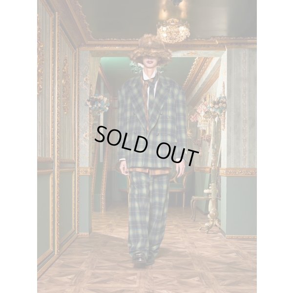 画像3: el conductorH / Flannel Check Cowboy Wide Trousers