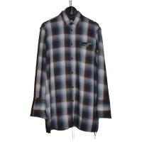 NOiSECRAFT / Long Sleeve Ombre Shirt 【NC-SHT】