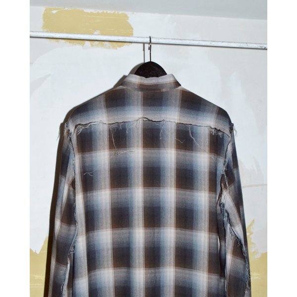 画像5: NOiSECRAFT / Long Sleeve Ombre Shirt 【NC-SHT】