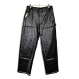 画像1: meagratia / Leather Like Double Knee PT (1)