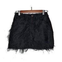 el conductorH / Fringe Jeans Mini Skirt