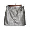 画像1: el conductorH / Vigan Leather Jeans Mini Skirt (1)