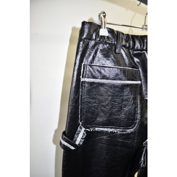 画像2: meagratia / Leather Like Double Knee PT